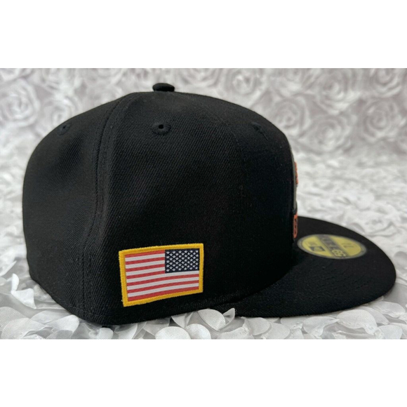 New Era 59Fifty Denver Broncos Salute To Service Black Fitted Sz 7 3/8 Hat Cap - Picture 5 of 8